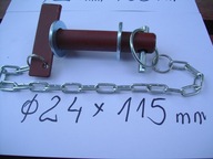 Sworzeń rolniczy fi 24 x 115 mm