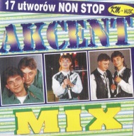 AKCENT MIX 17 UTWORÓW NON STOP CD FOLIA ST.WYDANIE