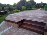 Palisada łupana, cegła, obrzeże 30x11x5 Bia./Żół.