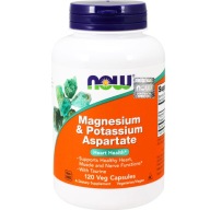 Suplement diety Now Foods magnez i potas 120 kapsułek wegetariańskich