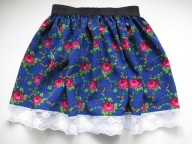 Spódnica dziewczęca krakowska góralska 152