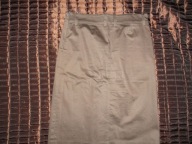 Brązowa spódnica AGGI 34 ołówkowa rozcięcie