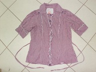 Bluzka damska rozpinana z wiązaniem, rozm. S