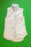 Jasna, dżinsowa bluzka Denim z kołnierzykiem BCM