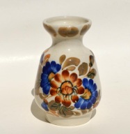 Stary WŁOCŁAWEK - ręcznie malowany WAZON folk-etno