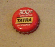 Kapsel z piwa - TATRA co sekundę - 300 co godzinę - 2018 rok