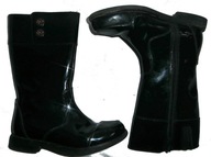 CLARKS BUTY WYSOKIE KOZAKI LAKIERKI BDB 11F UK 29