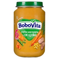 Obiadek Bobovita Zupka warzywna z cielęciną od 6 miesiąca 190 g warzywa, wołowina