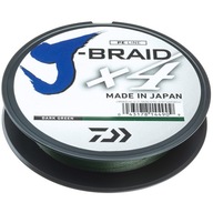 DAIWA J-BRAID X4 SÖTÉTZÖLD - 0.07 MM 135 M