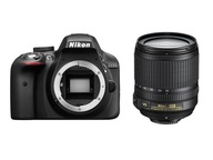 Lustrzanka Nikon D3300 korpus + obiektyw