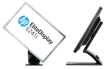 HP E241i 24-дюймовый IPS-монитор со светодиодной подсветкой, 1920 x 1200, VGA, DVI DP