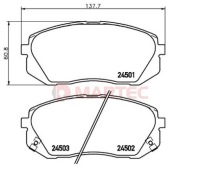 фото thumb №11, Набор тормозные диски тормозные 280mm + тормозные колодки перед kia sportage iii 2009-2017r.