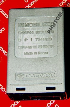 фото thumb №1, Модуль иммобилайзера daewoo lanos оригинальный номер 96303500