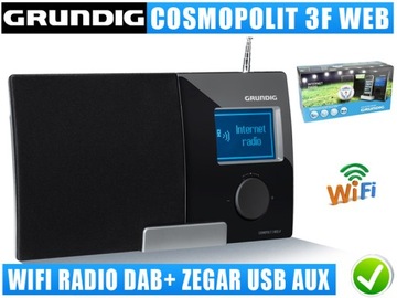 GRUNDIG 3F ИНТЕРНЕТ-РАДИО DAB+ USB-БУДИЛЬНИК ДИСТАНЦИОННЫЙ