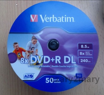 Verbatim DVD+R DL Printable MKM003 XBOX+NAWIGACJE koperta CD