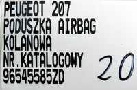 фото thumb №4, Подушка подушка безопасности коленная peugeot 207 96545585zd