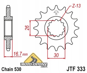 Комплект привода Honda VFR 750 90-98 RC36. X-кольцо