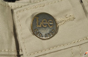 LEE JEANS бежевые классические брюки BROOKLYN W30 L34