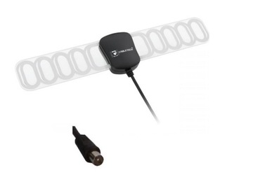 Cabletech ANT0525 antena samochodowa / Home Audio TV DVB-T aktywna na szybę