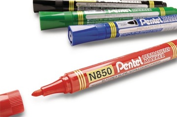 Перманентный маркер N850 Pentel BLACK с круглым наконечником