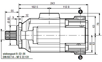 ПРЯМОЙ ПОРШНЕВОЙ НАСОС PAC2x32 0511485 HYDRO LEDUC