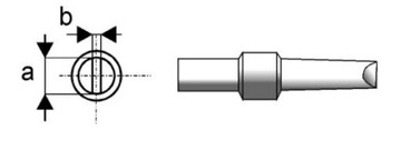 GROT ETH ET-H 0,8MM DO LUTOWNICY WELLER LR21 WS51 ORYGINALNY