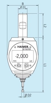 Электронный 3D-датчик 80.460.00.FHN Haimer