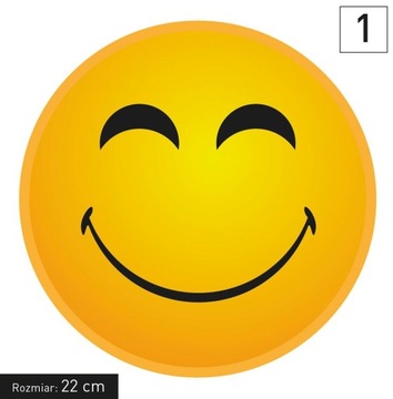 Наклейка EMOJI ЭМОТИКОНЫ! 18 мм, 7 см, 22 см!