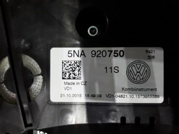 фото thumb №7, Манометр спидометр бензин vw tiguan 5na920750