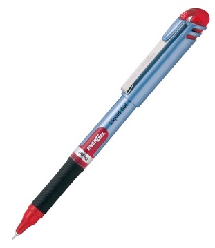 EnerGel BLN15 Pentel красная шариковая ручка x5