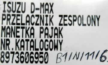 фото thumb №8, Перемикач комбінований isuzu d-max 8973606950