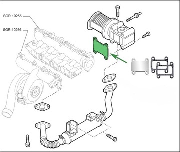 Заглушка EGR FIAT Croma Stilo LANCIA Thesis 2.4JTD