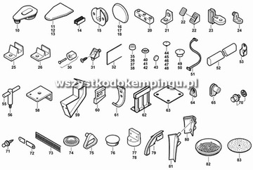 ZAMEK DO DRZWICZEK KLAPY SCHOWKA CZARNY HSC HOBBY