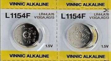 10x AG13 ЩЕЛОЧНАЯ БАТАРЕЯ VINNIC A76 L1154 LR44