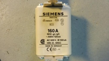 ПРЕДОХРАНИТЕЛЬ SIEMENS 160А 500В 3NA3 236