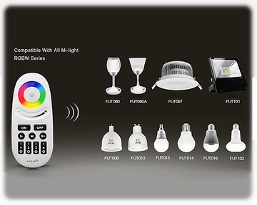 Mi-Light RGB RGB+CCT LED пульт дистанционного управления 4 ЗОНЫ СЕНСОРНЫЙ Wi-FI