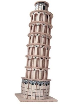 3D ДЕРЕВЯННЫЙ ПАЗЛ ПИЗАНСКАЯ БАШНЯ