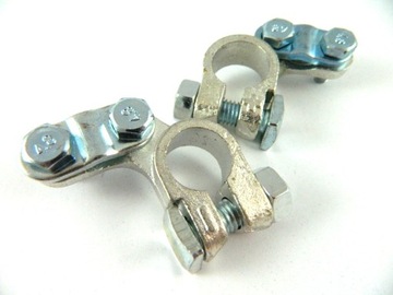 фото thumb №2, Клеми do акумулятор mosiądz mosiężne комплект + -