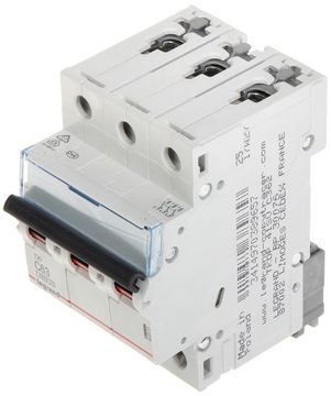 LEGRAND TX3 WYŁĄCZNIK NADPRĄDOWY 3P C63A S303