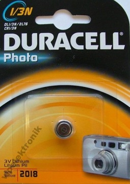 БАТАРЕЯ DL1/3N CR1/3N 2L76 ЛИТИЕВАЯ DURACELL