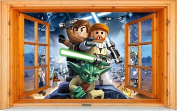 НАСТЕННЫЕ НАКЛЕЙКИ 3D окно Lego Star Wars