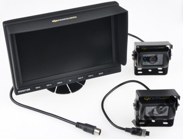 2x SONY 600 4-контактная камера заднего вида + 9-дюймовый монитор 4x AV