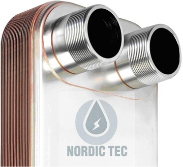 NORDIC Tec 40 кВт 32-пластинчатый теплообменник 1 дюйм