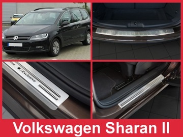 VW SHARAN 2 Комплект Бампер + боковые пороги