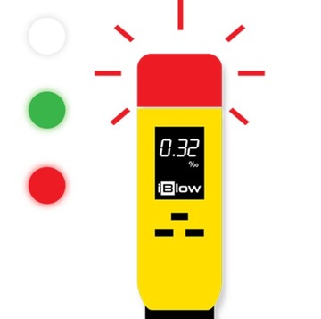 Полицейский алкотестер iBlow + бесплатные подарки