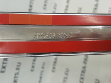 фото thumb №5, Vw touareg 2 ii 7p5 хром планка na крышка багажника зад новый