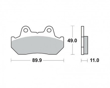 Тормозные колодки TRW MCB512SV Honda CB750 VF750