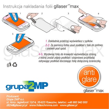 Защитная пленка GLLASER Anti-Glare AG, матовая, Tom Tom Rider 550 / 2 шт.