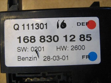 фото thumb №4, Панель управление вентиляция mercedes a klasa a190