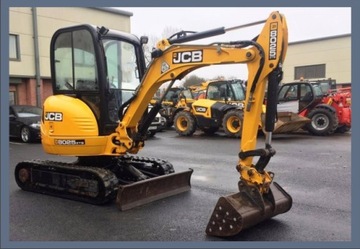 НАКЛЕЙКИ Экскаватор JCB 8025 ZTS + пиктограммы